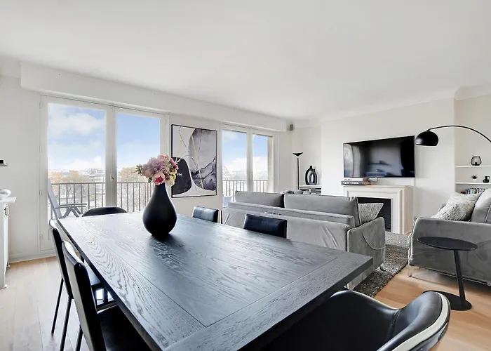 Apartamento Wonderfull - 1br-6p - Eiffel Tower París